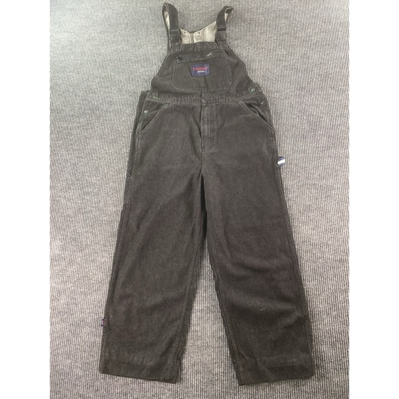 Tommy Hilfiger Jeans Denim Overalls Men Large Black Hipster Streetwear Y2k - Picture 1 of 15